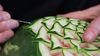 
                    Risultato dell'arte dell'intaglio con il coltello Tailandese triangle