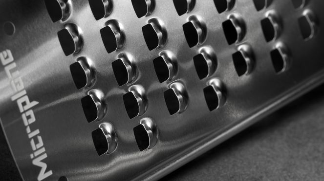 
                    Cheese grater blade detail