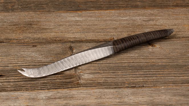 
                    Couteau à fromage damas de la manufacture de couteaux sknife
