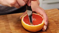 Plastic, grapefruit knife
