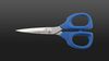 
                    The Kai embroidery scissors has a soft, blue grip and is easy to handle