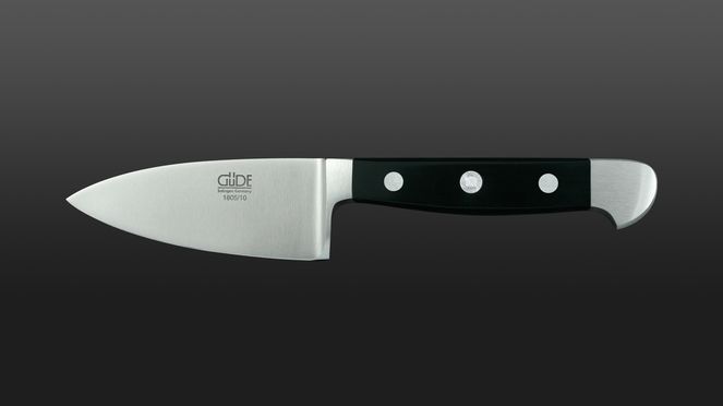 
                    Le couteau à parmesan Alpha de la marque Güde.