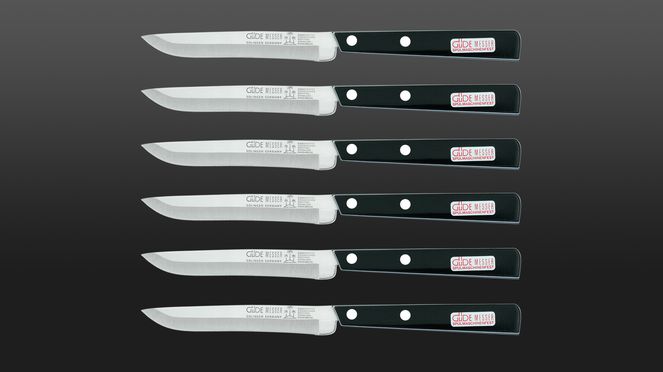 
                    Güde pizza knife delivered in a 6-piece set