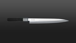 Japanischer Stahl, Wasabi Yanagiba coltello