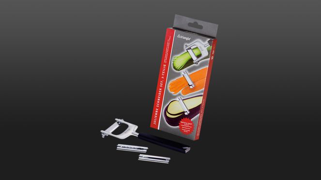 
                    The julienne set is the perfect tool for a quick and easy working