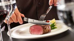 Pakkaholz, Couteau à steak Shun