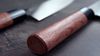 
                    Handle of Red Wood slicing knife