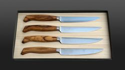World of Knives - made in Solingen couteaux, Set de couteaux à steak Wok