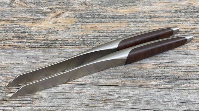 
                    swiss knife steak knife set of 2 made by the knife manufactory sknife
