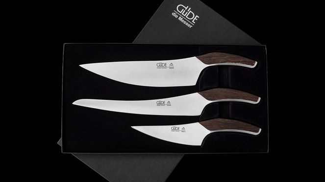 
                    Synchros Knife Set made by the Güde manufacture