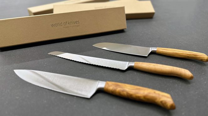 
                    Le set de couteaux à steak Wok de la série de couteaux Wok